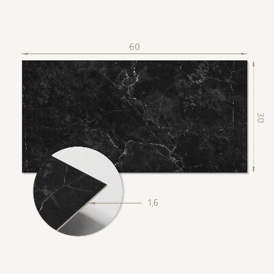 Vinyl wandpaneel Geaderd marmerpatroon