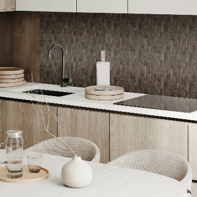 Vinyl wandbekleding Houten plankpatroon