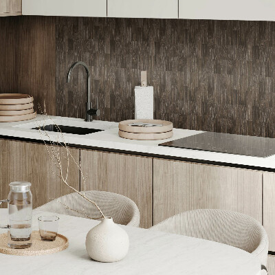 Vinyl wandbekleding Houten plankpatroon