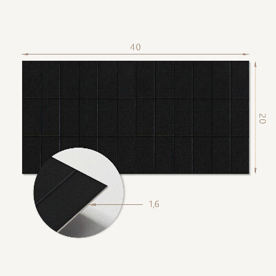 Pvc wandpaneel Geometrisch patroon van rechthoeken