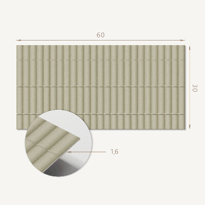 Vinyl wandbekleding Horizontaal strepenpatroon