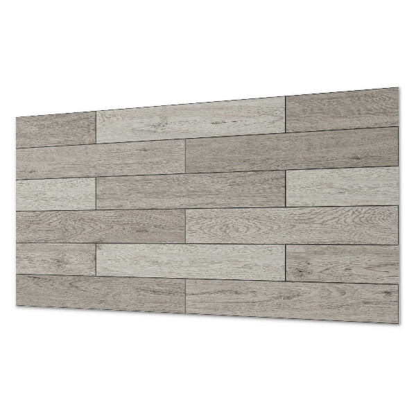 Vinyl wandbekleding Houtkleurige planken