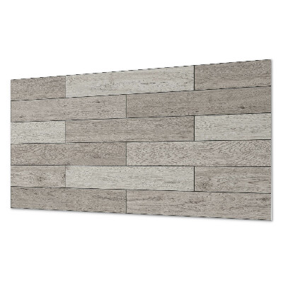 Vinyl wandbekleding Houtkleurige planken