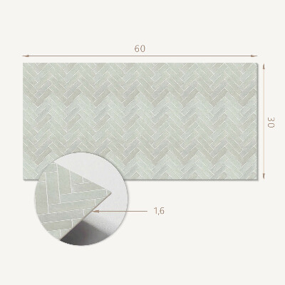 Vinyl wandbekleding Visgraatpatroon