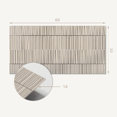 Vinyl wandbekleding Parallelle lijnen op de achtergrond
