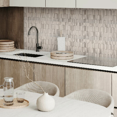 Vinyl wandbekleding Parallelle lijnen op de achtergrond