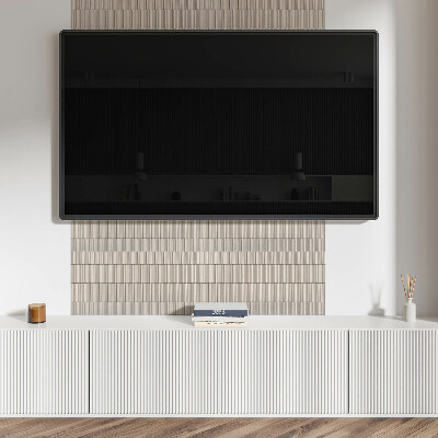 Vinyl wandbekleding Parallelle lijnen op de achtergrond