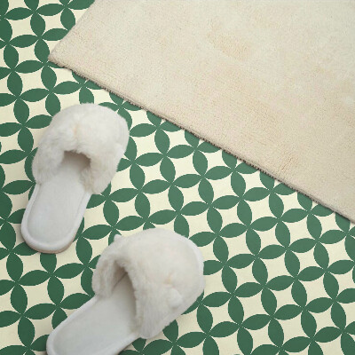 Vinyl wandpaneel Bladmotief in een gaas