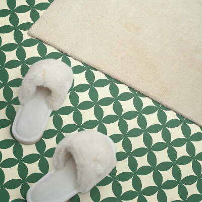 Vinyl wandpaneel Bladmotief in een gaas