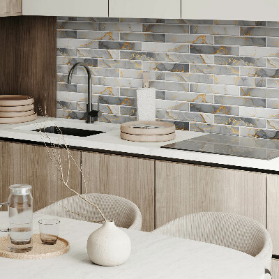 Vinyl wandbekleding Elegant marmerpatroon