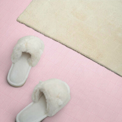 Vinyl wandpaneel Gladde tegels in een raster