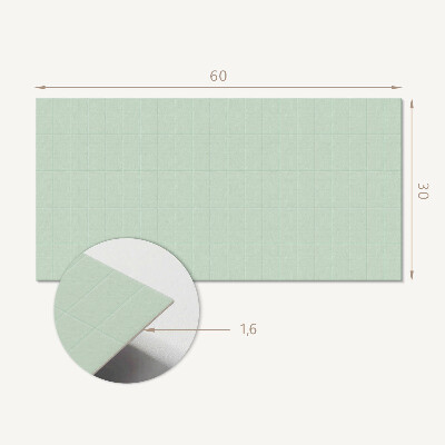 Vinyl wandbekleding Rechthoekige tegels in een raster