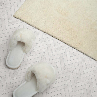 Vinyl wandbekleding 3D visgraatpatroon