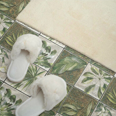 Pvc wandpaneel Bladeren in een mozaïek van de natuur