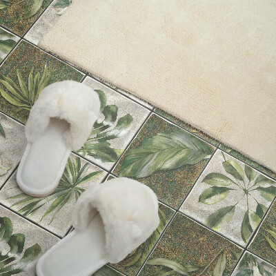 Pvc wandpaneel Bladeren in een mozaïek van de natuur