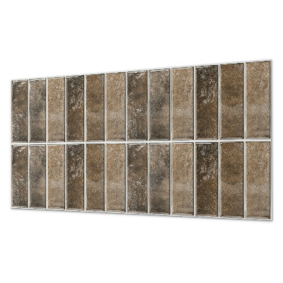 Vinyl wandbekleding Verticale tegelribben