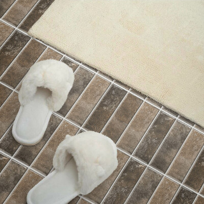 Vinyl wandbekleding Verticale tegelribben