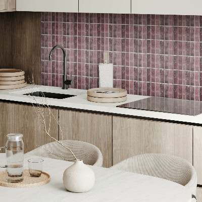 Vinyl wandbekleding Verticale strepen in een mozaïek