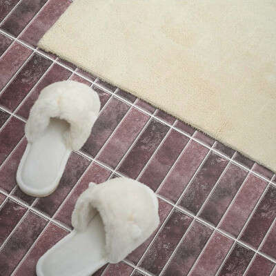 Vinyl wandbekleding Verticale strepen in een mozaïek