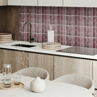 Vinyl wandbekleding Verticale strepen in een mozaïek