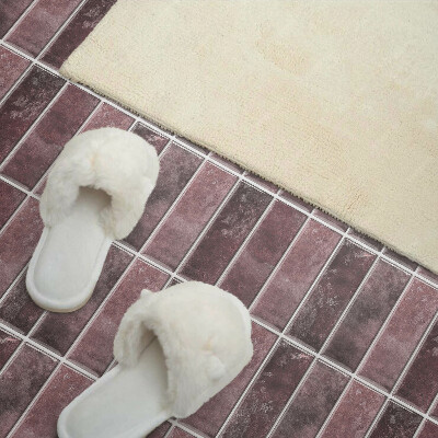 Vinyl wandbekleding Verticale strepen in een mozaïek