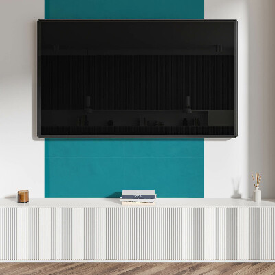 Vinyl wandbekleding Kleur Turquoise