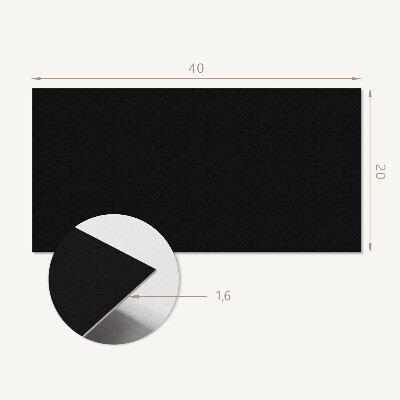 Pvc wandpaneel Kleur Zwart