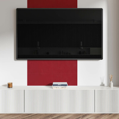 Vinyl wandbekleding Bourgondische kleur