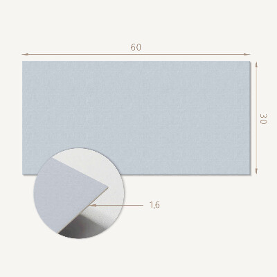 Vinyl wandpaneel Kleur Lichtblauw