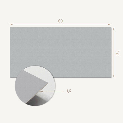 Vinyl wandpaneel Kleur Lichtgrijs