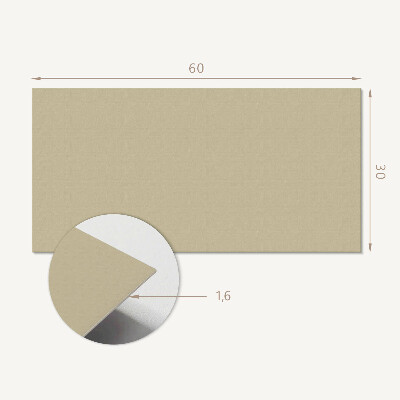 Vinyl wandpaneel Kleur: Vuilgeel