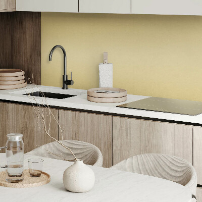 Vinyl wandbekleding Pastelgele kleur