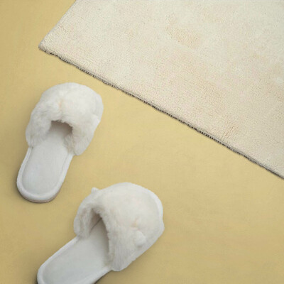 Vinyl wandbekleding Pastelgele kleur