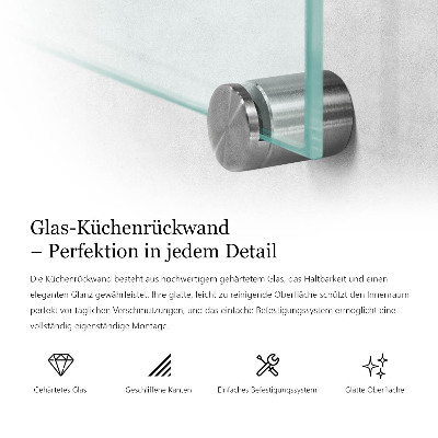 Achterwand keuken transparant