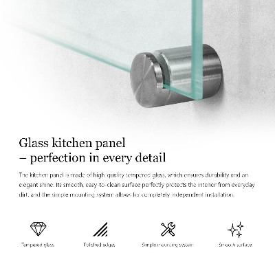 Achterwand keuken transparant