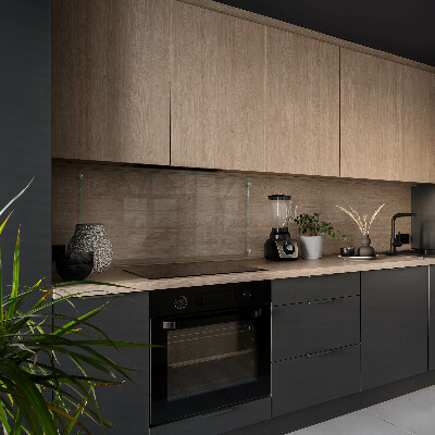 Achterwand keuken transparant