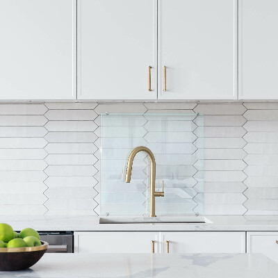 Achterwand keuken transparant