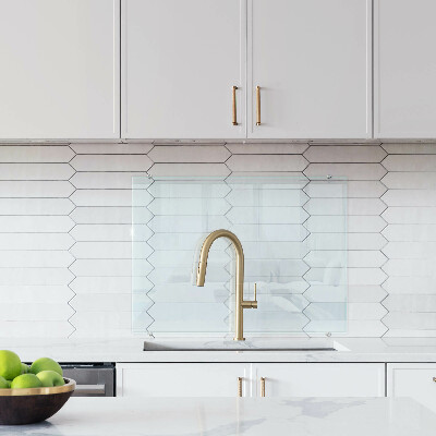 Achterwand keuken transparant