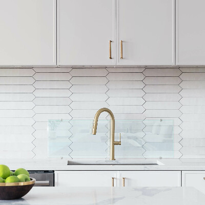 Achterwand keuken transparant