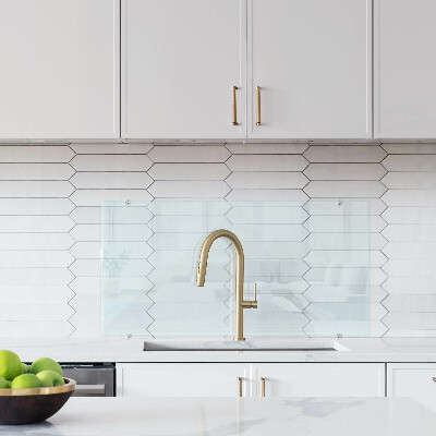 Achterwand keuken transparant