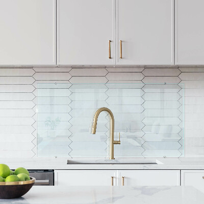 Achterwand keuken transparant