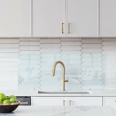 Achterwand keuken transparant