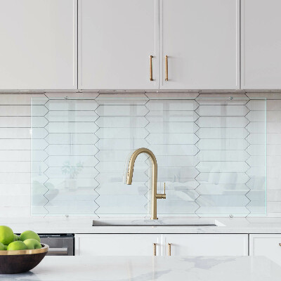 Achterwand keuken transparant