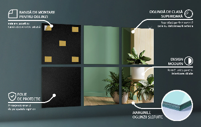 Spiegel tegels vierkante