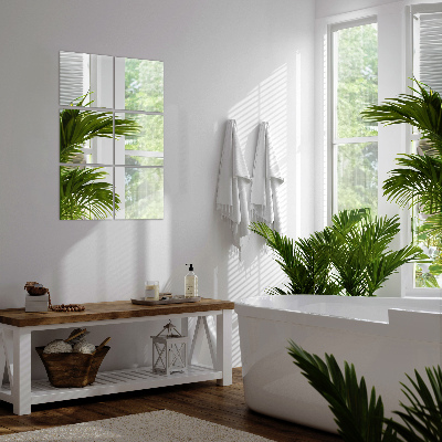 Spiegel tegels vierkante