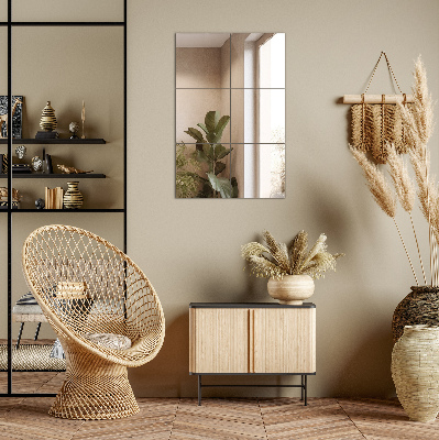 Spiegel tegels vierkante