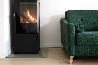 Vloerplaat voor kachel transparante prostokątna