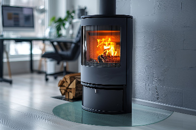 Kachel vloerplaat halve ovale transparante w nieregularnym kształcie