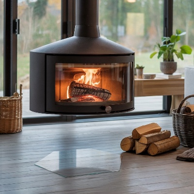 Transparante kachel vloerplaat zeshoekige