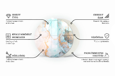 Onderplaat kachel ronde Golven van delicate lijnen